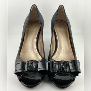 Circa Joan & David LUXE Black Patent Leather Heels